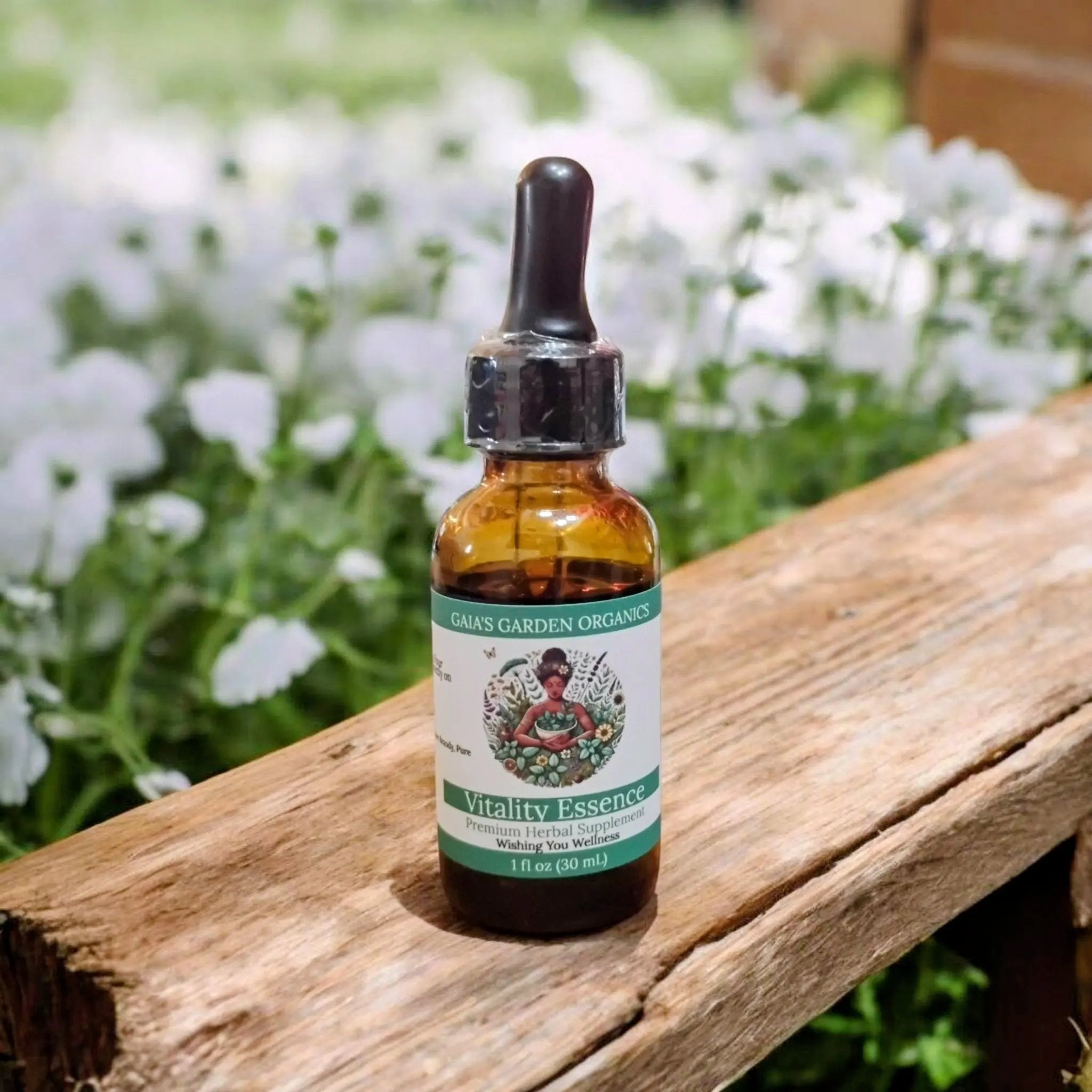 Clarity Essence organic peppermint flower essence for mental focus and clear thinking