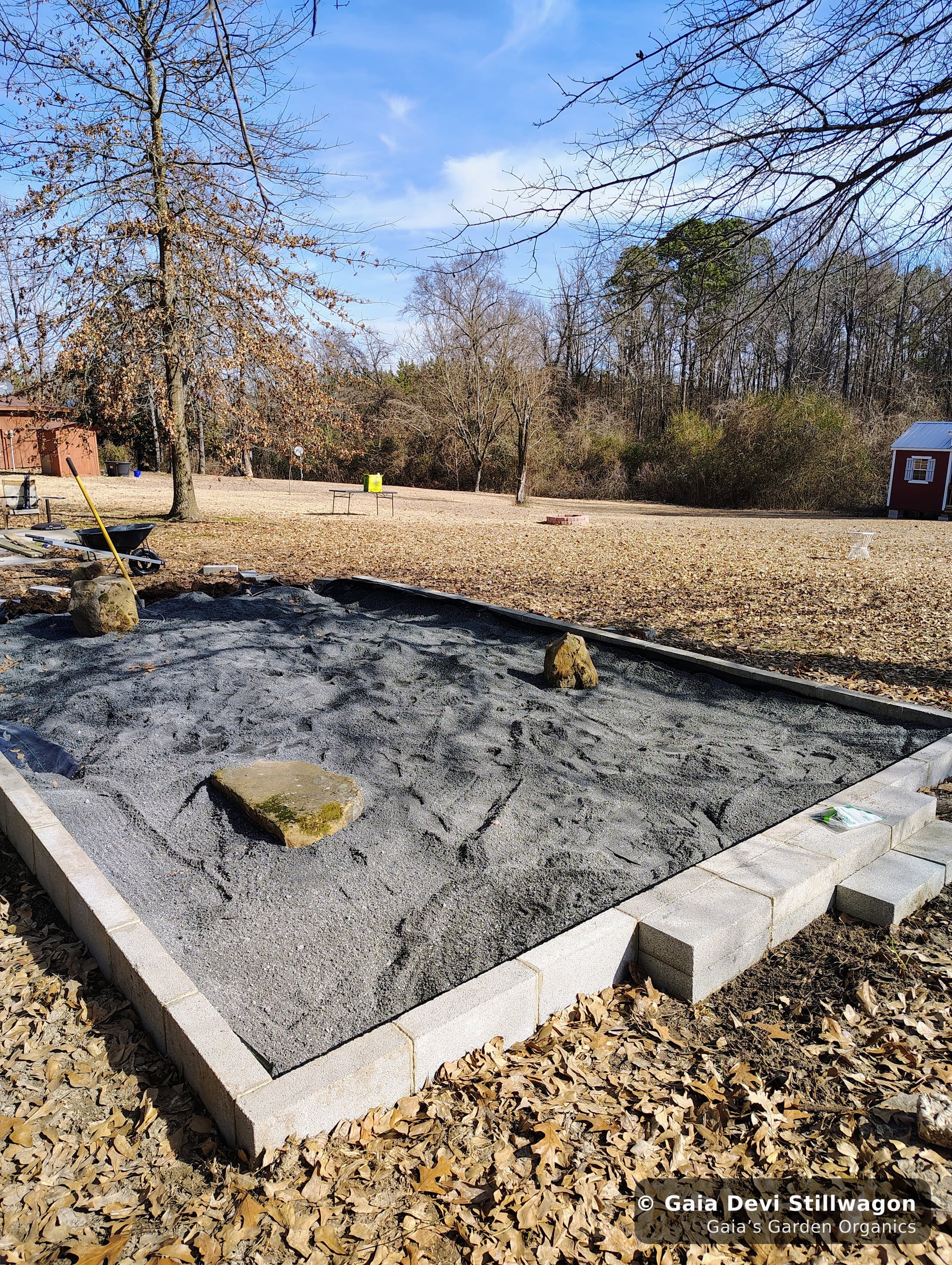 The medicinal herb garden at Gaia's Garden Organics, Umpire, Arkansas · Gaia Devi, clinical herbalist